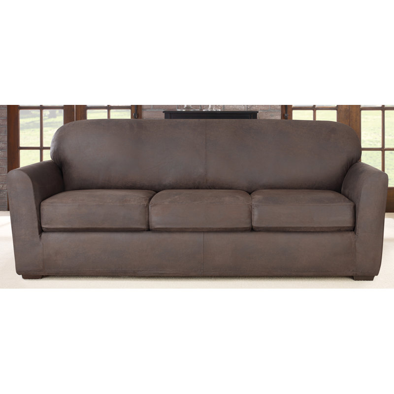 Sure Fit Ultimate Stretch Box Cushion Sofa Slipcover & Reviews Wayfair